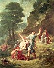 Orpheus and Eurydice Spring from a series of the Four Seasons 1862 by Eugene Delacroix